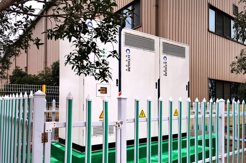 海辰儲能為企業(yè)提供的儲電設(shè)備。黃亞輝攝
