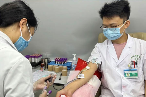 活動現(xiàn)場。重慶市血液中心供圖