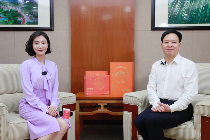 訪談現(xiàn)場。向詩佳攝