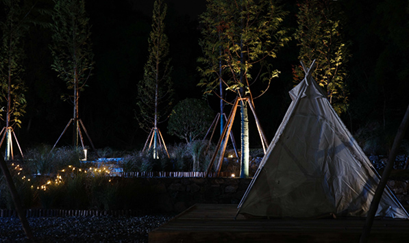 露營節(jié)實(shí)景圖。保利麓谷林語供圖