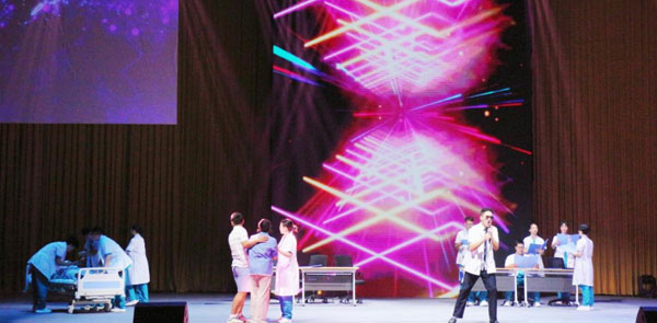 文藝表演。韓潔洋攝