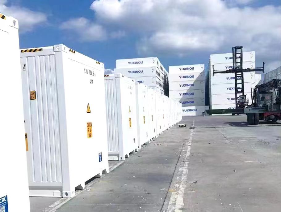 中歐班列（渝新歐）自主研發(fā)無動力保溫集裝箱。重慶物流集團供圖