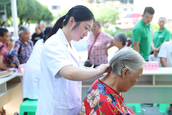 活動(dòng)現(xiàn)場。榮昌區(qū)中醫(yī)院供圖