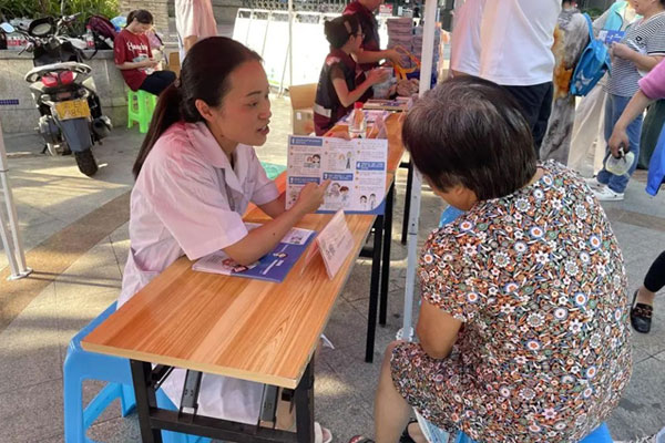 活動(dòng)現(xiàn)場。重慶市結(jié)核病防治所供圖