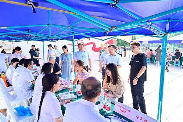 活動現(xiàn)場。沙坪壩區(qū)陳家橋醫(yī)院供圖