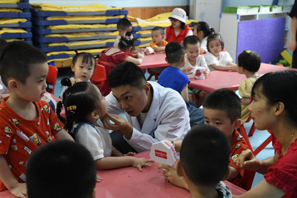 活動現(xiàn)場。璧山區(qū)婦幼保健院供圖