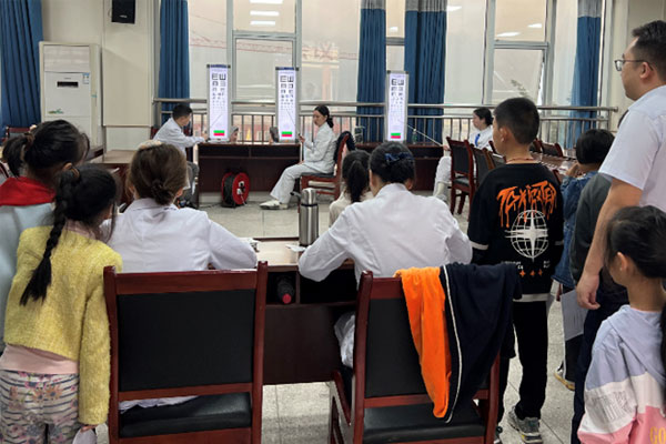 檢查現(xiàn)場(chǎng)。江津區(qū)疾控中心供圖