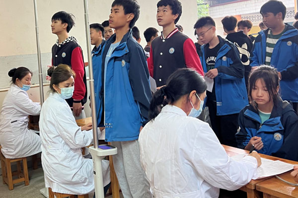 檢查現(xiàn)場(chǎng)。江津區(qū)疾控中心供圖