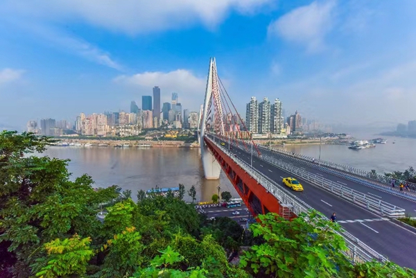 東水門長(zhǎng)江大橋。受訪人供圖