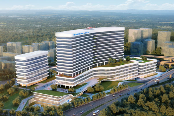 重慶兩江新區(qū)人民醫(yī)院擴(kuò)建項(xiàng)目效果圖。兩江新區(qū)人民醫(yī)院供圖