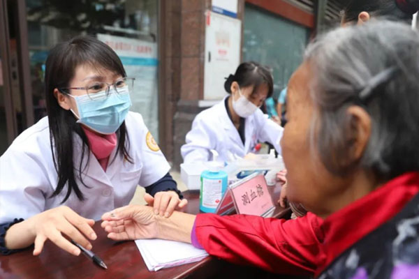 活動(dòng)現(xiàn)場(chǎng)。榮昌區(qū)中醫(yī)院供圖