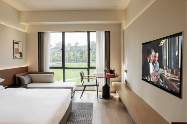 重慶茶園馨樂庭連心酒店豪華單房公寓。金隅地產(chǎn)供圖