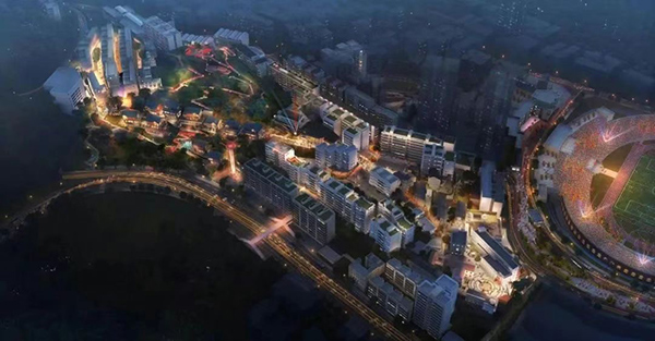 國際村片區(qū)城市更新項目效果圖。渝中區(qū)住房城市建委供圖