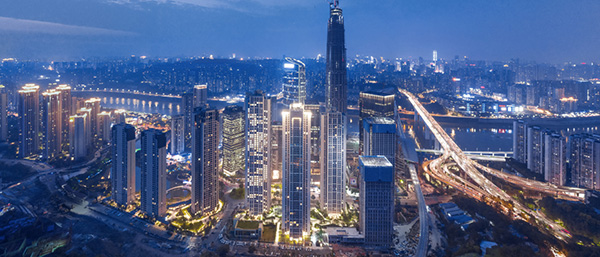 重慶（化龍橋）國際商務區(qū)。重慶萬科供圖