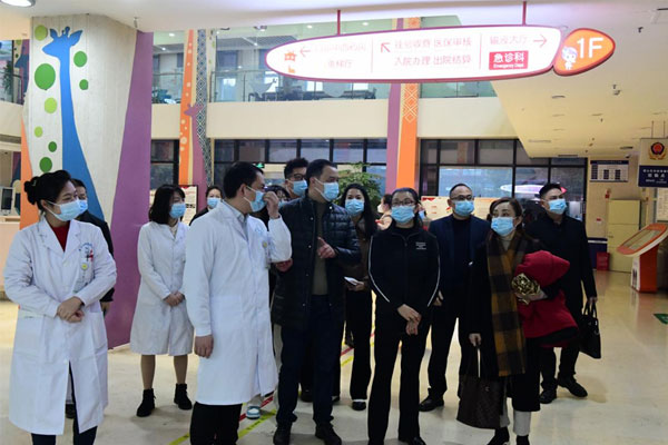 走訪調(diào)研現(xiàn)場。璧山區(qū)婦幼保健院供圖