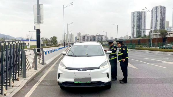 活動(dòng)現(xiàn)場(chǎng)。沙坪壩區(qū)交通局供圖