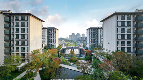 江津魯能領(lǐng)秀城二街區(qū)實(shí)景圖 拍攝時(shí)間2023年11月。中國綠發(fā)供圖