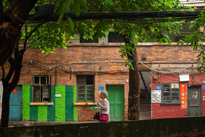 民主村的蘇式紅磚樓。重慶設(shè)計(jì)集團(tuán)供圖