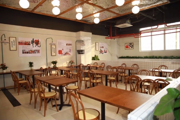 學府悅園社區(qū)食堂。豐文街道供圖