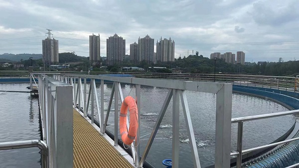 永川污水處理廠四期擴建工程。重慶市住房城鄉(xiāng)建委供圖