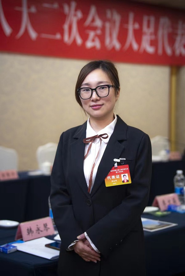 重慶市人大代表、棠香鐵山（重慶）智慧農(nóng)業(yè)科技有限公司董事長(zhǎng)韓永琴。受訪者供圖