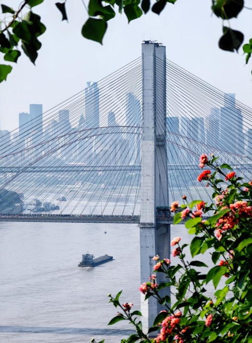 長江序觀江視野實景。中國綠發(fā)重慶公司供圖 華龍網發(fā)（拍攝時間2023年12月）