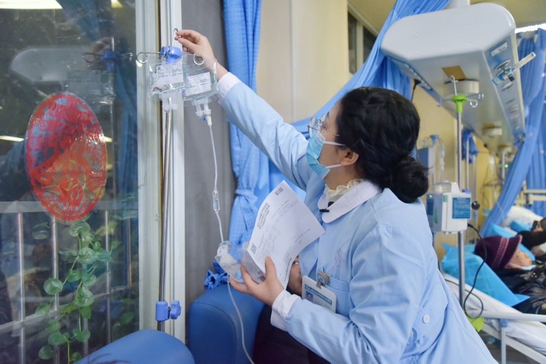 張明麗春節(jié)在崗。李裊攝