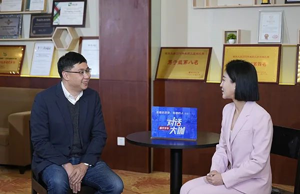 汪鋒作客重慶發(fā)布《對(duì)話大咖》。潘珍凈攝