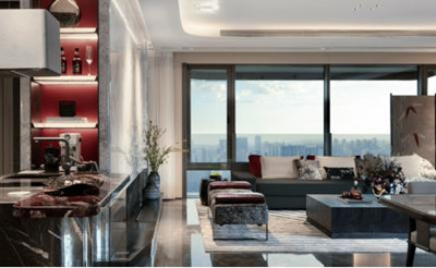 觀宸千重錦樣板間。觀宸供圖