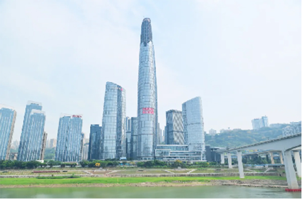 陸海國際中心項目。重慶萬科供圖