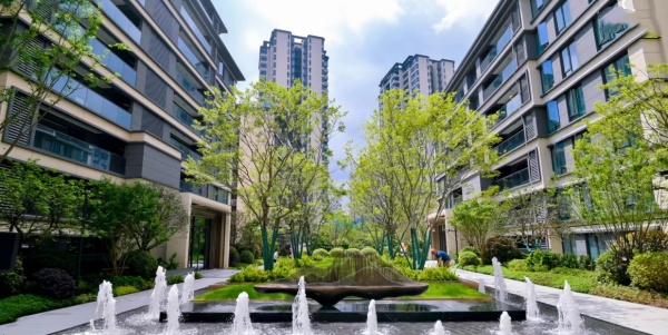 項目實景圖。信達九瓏郡供圖