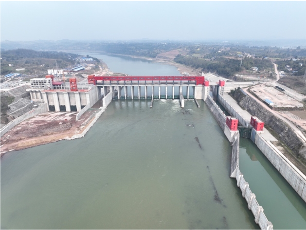 嘉陵江利澤航運樞紐。劉洋攝