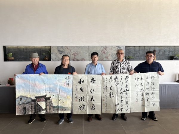 采風作品展示。蔣海濤攝