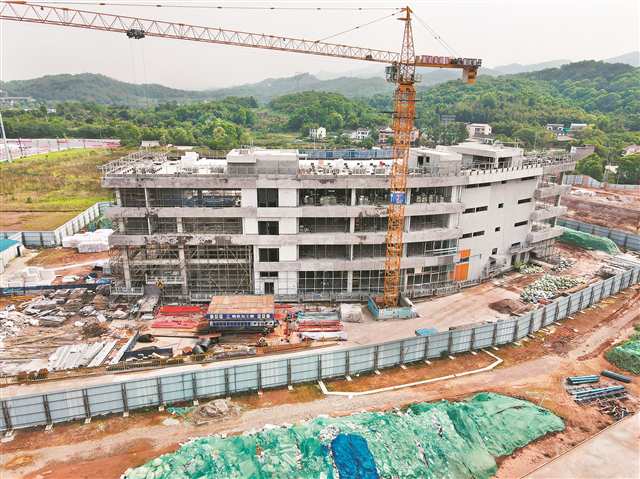 超瞬態(tài)實(shí)驗(yàn)裝置項(xiàng)目建設(shè)現(xiàn)場(chǎng)。（受訪(fǎng)者供圖）