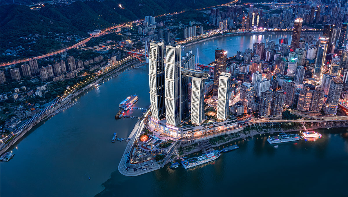 華燈初上的重慶。凱德集團(tuán)供圖  蔣繼航攝