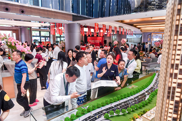 售樓處現(xiàn)場。和記黃埔地產(chǎn)供圖