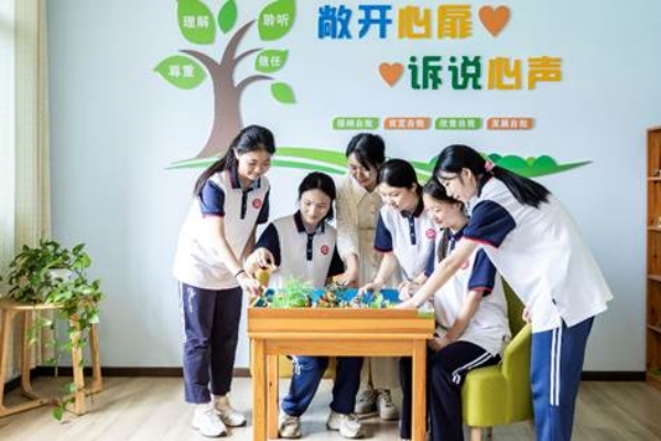 樹洞口袋心理健康。 璧山區(qū)正則中學(xué)供圖