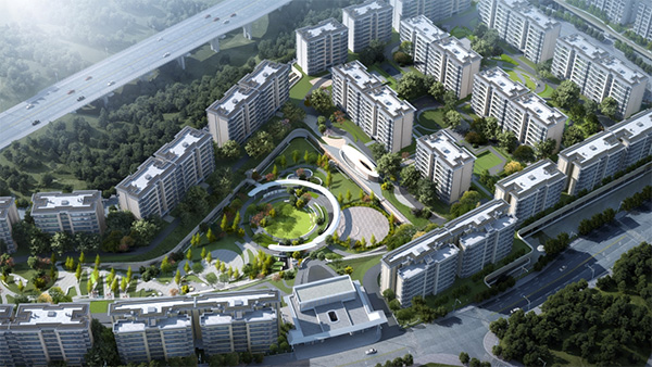 萬科星光天空之城效果圖。重慶萬科供圖