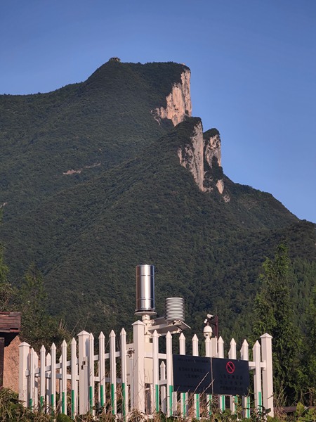 危巖氣象觀測(cè)站。重慶市氣象局供圖