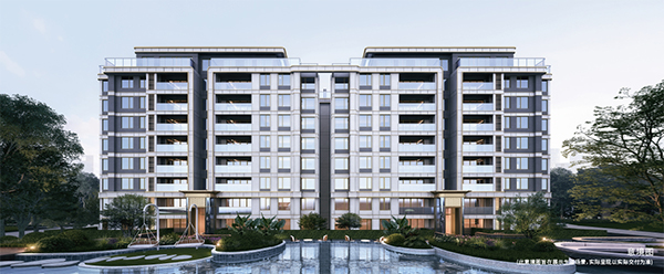 項(xiàng)目立面意境圖。金地重慶供圖