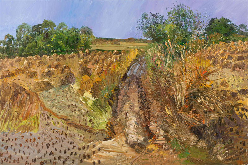 《金色秋天》200cmX300cm+油畫(huà)+2018