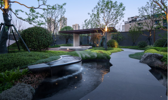 聯(lián)發(fā)觀音橋嘉樾景觀實景圖。聯(lián)發(fā)觀音橋供圖