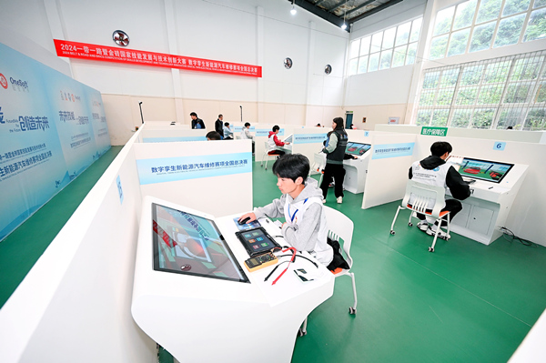 比賽現(xiàn)場(chǎng)。陳林?jǐn)z