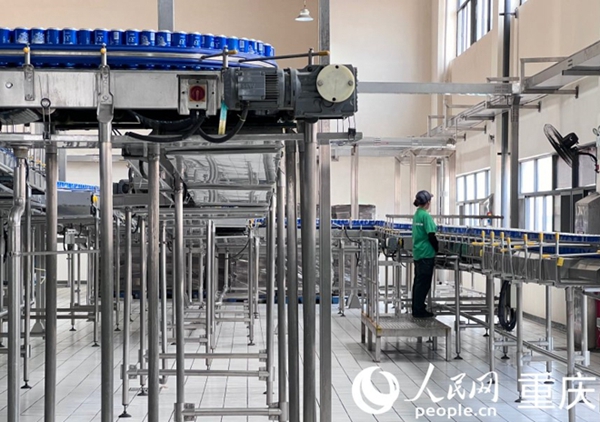 包裝車間易拉罐生產(chǎn)線（資料圖）。人民網(wǎng)記者 胡虹攝