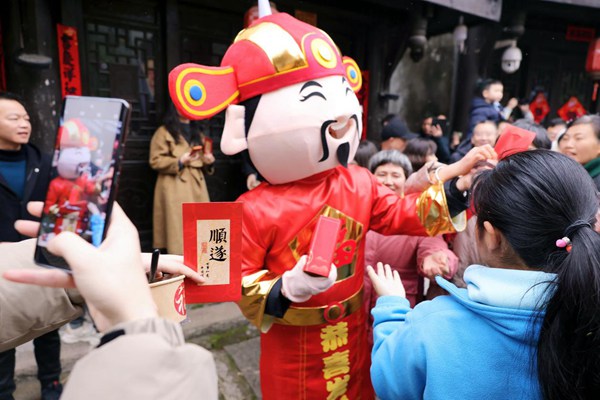 西沱古鎮(zhèn) “暖冬曬年” 活動(dòng)。受訪單位供圖