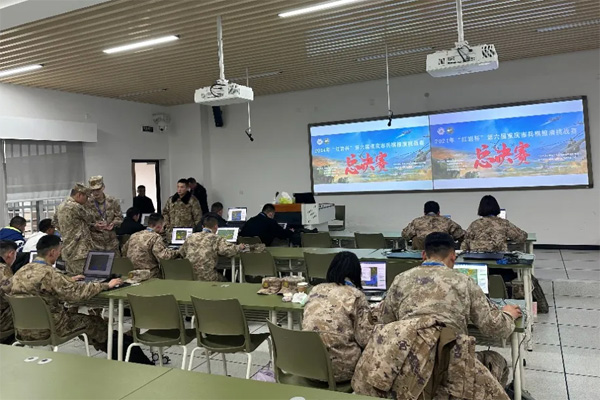 決賽現(xiàn)場。重慶交通職業(yè)學(xué)院供圖