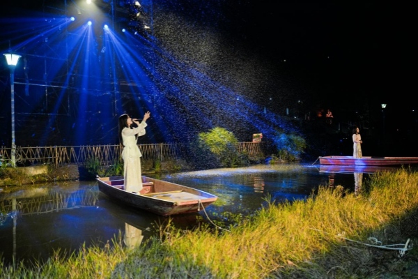 校園原創(chuàng)音樂會(huì)現(xiàn)場。重慶工商職業(yè)學(xué)院供圖