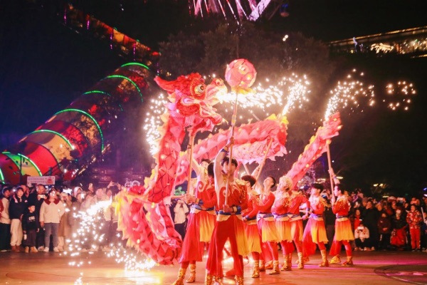 活動現(xiàn)場。重慶融創(chuàng)文旅城供圖