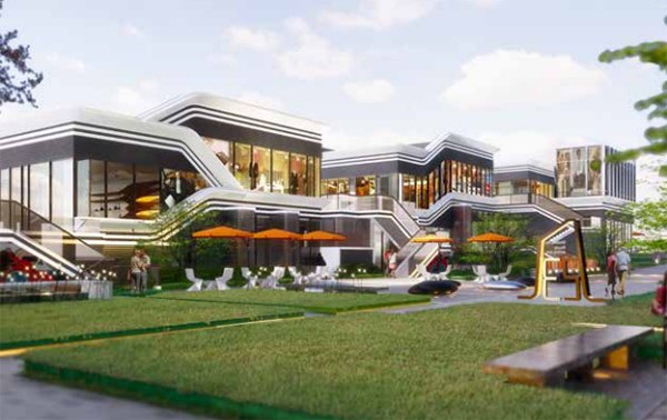 23街區(qū)商業(yè)效果圖非交付標準。中國綠發(fā)供圖