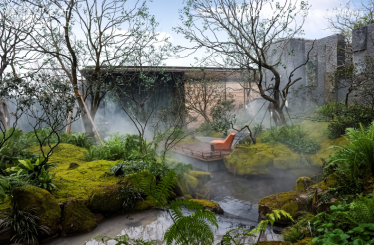 示范區(qū)實(shí)拍圖。金茂璞印金開供圖